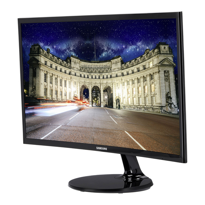 - Curved PC-Monitor 24 Zoll, in Farbe SCHWARZ Ansicht 2