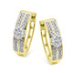 Ohrschmuck - Hochwertige Creolen mit Brillanten und Diamanten – Ansicht 2 Ohrschmuck - Hochwertige Creolen mit Brillanten und Diamanten, in Farbe  – Ansicht 2