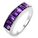 Ringe - Damenring mit Amethyst – Ansicht 2 Ringe - Damenring mit Amethyst, in Größe 160 bis 220, in Farbe  – Ansicht 2