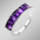 Ringe - Damenring mit Amethyst – Ansicht 1 Ringe - Damenring mit Amethyst, in Größe 160 bis 220, in Farbe  – Ansicht 1