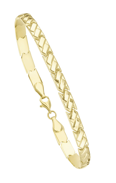 Armbänder - Elegantes, glänzendes Armband mit Karabiner, in Farbe  Ansicht 2