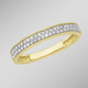 Ringe - Damenring mit 45 Diamanten – Ansicht 1 Ringe - Damenring mit 45 Diamanten, in Größe 160 bis 220, in Farbe  – Ansicht 1