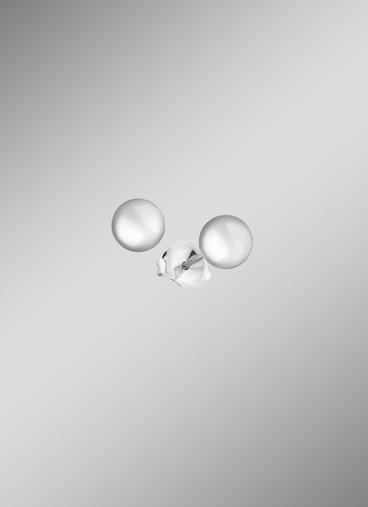 Ohrschmuck - Glänzende Kugelohrstecker, in Farbe  Ansicht 9