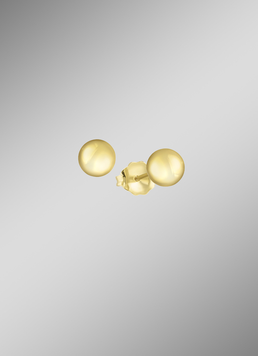 Ohrschmuck - Glänzende Kugelohrstecker, in Farbe  Ansicht 5