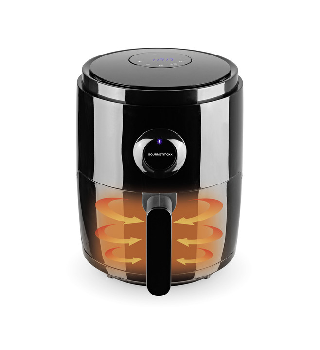 Heißluftfritteusen - Energiesparende Heißluftfritteuse, in Farbe GRÜN-SILBER Ansicht 6