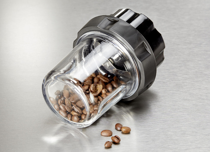 Küchengeräte - Multifunktions-Standmixer mit Kaffeemühlen-Aufsatz Ansicht 2 Küchengeräte - Multifunktions-Standmixer mit Kaffeemühlen-Aufsatz, in Farbe EDELSTAHL-SCHWARZ Ansicht 2