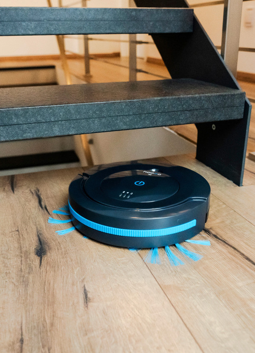 Mit Akku - Hoogo Saugroboter R2 mit langlebigem Digitalmotor, in Farbe GRAU Ansicht 2