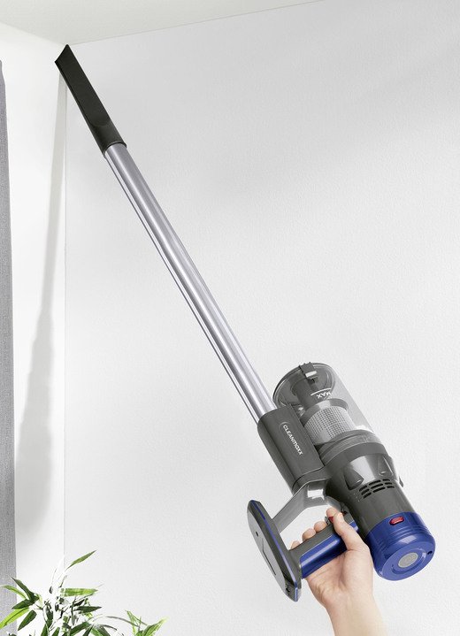 Mit Akku - Akku-Handstaubsauger mit leistungsstarkem Akku Ansicht 5 Mit Akku - Akku-Handstaubsauger mit leistungsstarkem Akku, in Farbe ANTHRAZIT-BLAU Ansicht 5