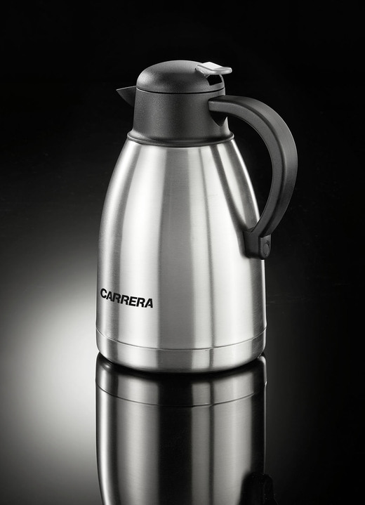 Haushaltshelfer - Carrera Thermokanne aus Edelstahl, in Farbe EDELSTAHL Ansicht 2