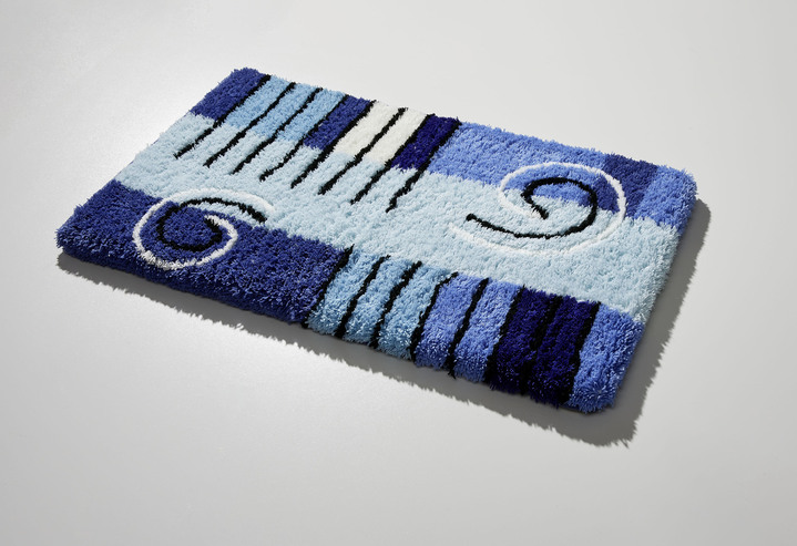 Badgarnituren - Badgarnitur in Table Tuft Qualität , in Größe 100 (Vorleger halbrund, 50/ 80 cm) bis 112 (WC-Deckelbezug, 47/ 50 cm), in Farbe SILBER Ansicht 4