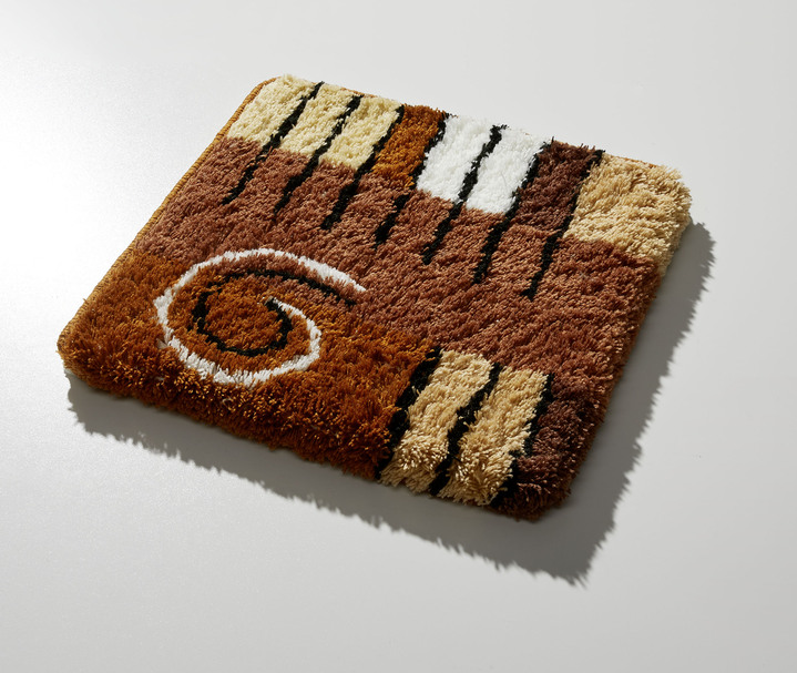 Badgarnituren - Badgarnitur in Table Tuft Qualität , in Größe 100 (Vorleger halbrund, 50/ 80 cm) bis 112 (WC-Deckelbezug, 47/ 50 cm), in Farbe BLAU Ansicht 6