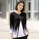 Pullover - Pullover in Twinset-Optik – Farbe SCHWARZ-WEISS Pullover - Pullover in Twinset-Optik, in Größe 038 bis 054, in Farbe SCHWARZ-WEISS