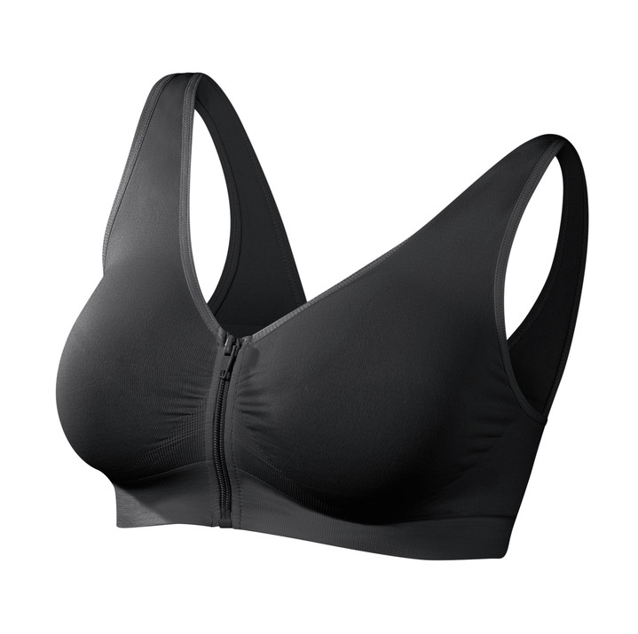 Soft-BH - Traum-BH mit Reißverschluss, 5er-Set, in Größe L bis XXL, in Farbe BEIGE-LILA-ROT-SCHWARZ-WEISS Ansicht 5