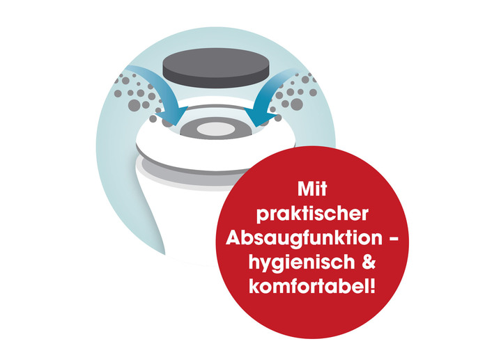 Maniküre & Pediküre - Pedi Power Hornhaut-Entferner, in Farbe WEISS-TÜRKIS Ansicht 2