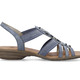 Sandaletten & Pantoletten - Remonte Riemchen-Sandalen mit Metallschmuck, in Größe 036 bis 042, in Farbe JEANS – Farbe JEANS – Ansicht 3