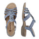 Sandaletten & Pantoletten - Remonte Riemchen-Sandalen mit Metallschmuck, in Größe 036 bis 042, in Farbe JEANS – Farbe JEANS – Ansicht 6
