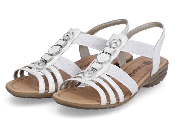 Sandaletten & Pantoletten - Remonte Riemchen-Sandalen mit Metallschmuck, in Größe 036 bis 042, in Farbe JEANS Ansicht 13