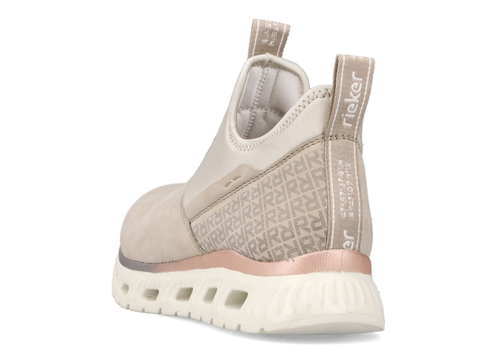 - Rieker Slipper mit schimmernden Akzenten, in Größe 036 bis 042, in Farbe BEIGE-ECRU Ansicht 2