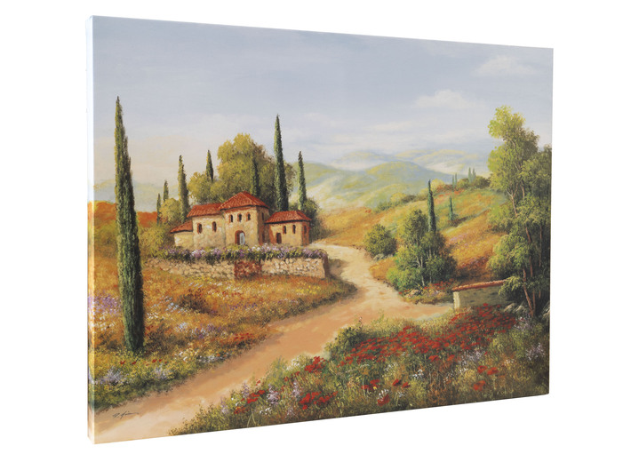 Landschaft - Bild mit dem Titel „Weg in der Toscana