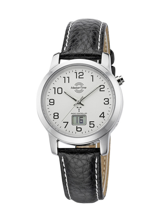 Lederband - Funkgesteuerte Master Time Damenuhr Ansicht 4 Lederband - Funkgesteuerte Master Time Damenuhr, in Farbe  Ansicht 4