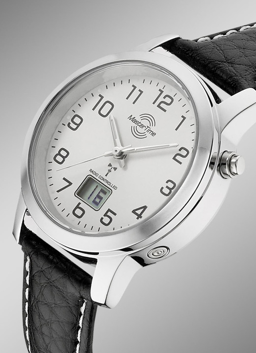 Lederband - Funkgesteuerte Master Time Damenuhr Ansicht 2 Lederband - Funkgesteuerte Master Time Damenuhr, in Farbe  Ansicht 2