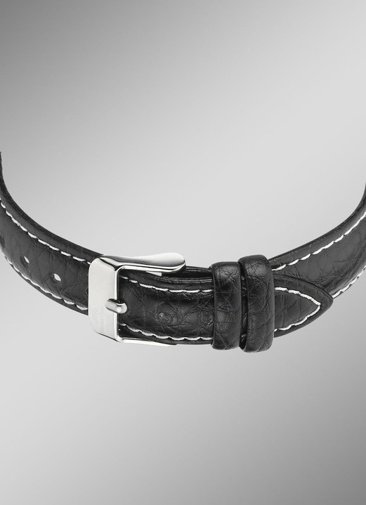 Lederband - Modische, sportliche Damen-Lederarmbanduhr, in Farbe  Ansicht 3