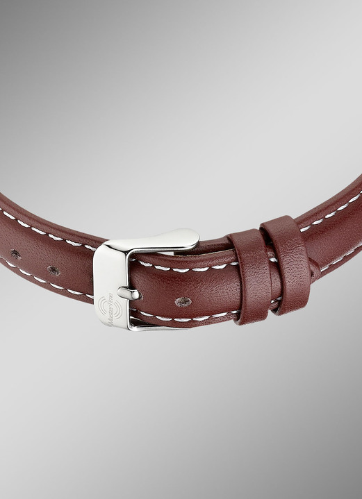 Lederband - Funk-Damenuhr, in Farbe  Ansicht 3