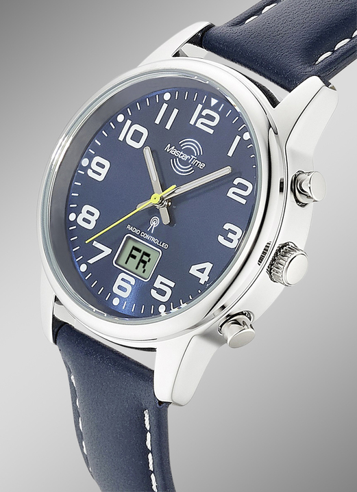 - Master Time Funk-Damenuhr mit Lederarmband, in Farbe  Ansicht 2