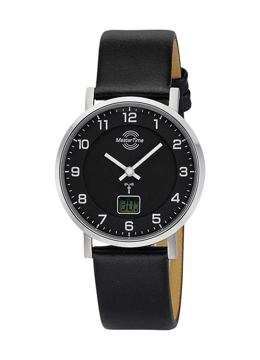 Lederband - Funk-Damenuhr mit Lederband, in Farbe  Ansicht 4