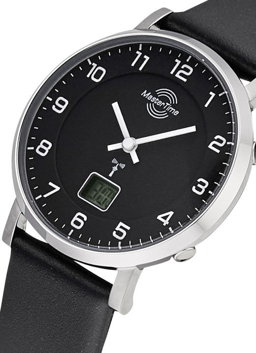 Lederband - Funk-Damenuhr mit Lederband, in Farbe  Ansicht 5