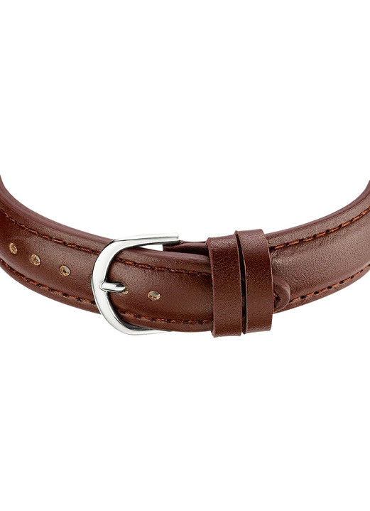 Lederband - Funk-Damenuhr mit Lederband und sprechender Zeitansage, in Farbe  Ansicht 6