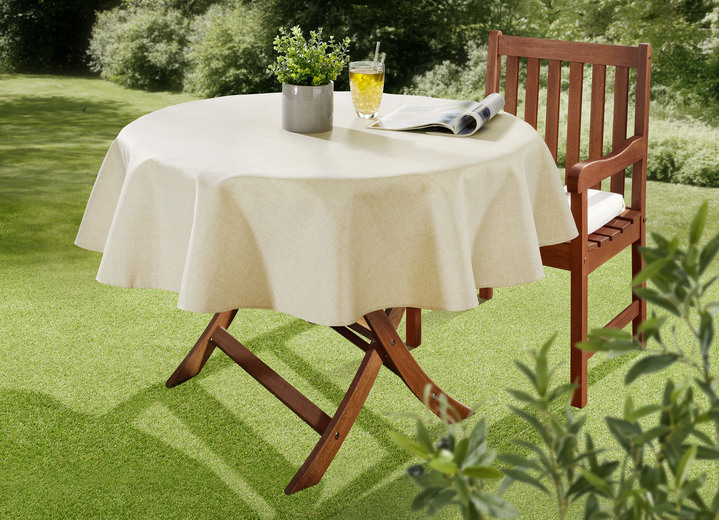 Gartentischdecken - Tischdecke oder Sitzkissen für den Innen- und Außenbereich mit Fleckschutz-Ausrüstung Ansicht 2 Gartentischdecken - Tischdecke oder Sitzkissen für den Innen- und Außenbereich mit Fleckschutz-Ausrüstung, in Größe 105 (Läufer, 40/140 cm) bis 450 (Sitzkissen, 40/40/7 cm), in Farbe BLAU Ansicht 2