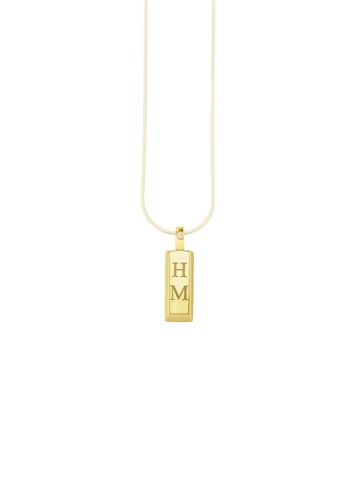 - Gravurfähiger Goldbarren-Anhänger, in Farbe  Ansicht 2