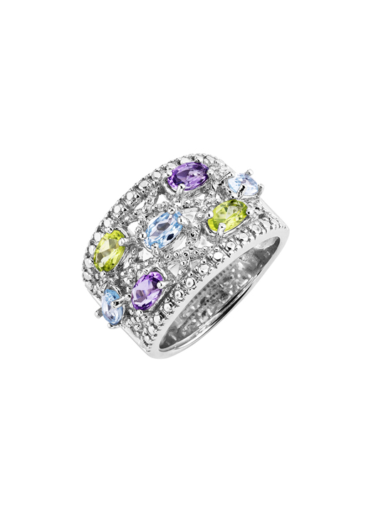 Ringe - Damenring Silber 925/-, in Größe 160 bis 220, in Farbe  Ansicht 2