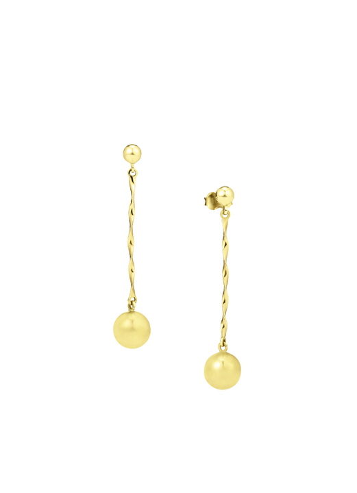 - Kugel-Ohrstecker , in Farbe  Ansicht 2