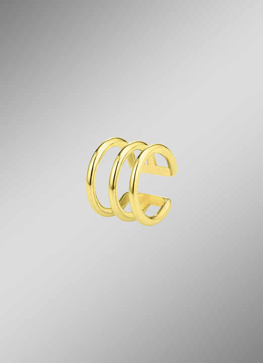 - Moderne, 3-reihige Ohrklemme, in Farbe  Ansicht 2