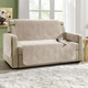 Sessel- & Sofaüberwürfe - Kuschelweiche Wohnaccessoires mit Bandeinfassung – Farbe BEIGE – Ansicht 2 Sessel- & Sofaüberwürfe - Kuschelweiche Wohnaccessoires mit Bandeinfassung, in Größe 101 (Sesselschoner, 45x150 cm) bis 865 (2x Armlehnenschoner, 45x 70 cm), in Farbe BEIGE – Farbe BEIGE – Ansicht 2