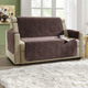 Sessel- & Sofaüberwürfe - Kuschelweiche Wohnaccessoires mit Bandeinfassung – Farbe BRAUN – Ansicht 3 Sessel- & Sofaüberwürfe - Kuschelweiche Wohnaccessoires mit Bandeinfassung, in Größe 101 (Sesselschoner, 45x150 cm) bis 865 (2x Armlehnenschoner, 45x 70 cm), in Farbe BEIGE – Farbe BRAUN – Ansicht 3