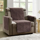 Sessel- & Sofaüberwürfe - Kuschelweiche Wohnaccessoires mit Bandeinfassung – Farbe BRAUN – Ansicht 1 Sessel- & Sofaüberwürfe - Kuschelweiche Wohnaccessoires mit Bandeinfassung, in Größe 101 (Sesselschoner, 45x150 cm) bis 865 (2x Armlehnenschoner, 45x 70 cm), in Farbe BEIGE – Farbe BRAUN – Ansicht 1