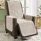 Sessel- & Sofaüberwürfe - Kuschelweiche Wohnaccessoires mit Bandeinfassung – Farbe BEIGE – Ansicht 3 Sessel- & Sofaüberwürfe - Kuschelweiche Wohnaccessoires mit Bandeinfassung, in Größe 101 (Sesselschoner, 45x150 cm) bis 865 (2x Armlehnenschoner, 45x 70 cm), in Farbe BEIGE – Farbe BEIGE – Ansicht 3