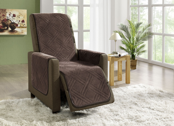 Sessel- & Sofaüberwürfe - Kuschelweiche Wohnaccessoires mit Bandeinfassung Ansicht 6 Sessel- & Sofaüberwürfe - Kuschelweiche Wohnaccessoires mit Bandeinfassung, in Größe 101 (Sesselschoner, 45x150 cm) bis 865 (2x Armlehnenschoner, 45x 70 cm), in Farbe BEIGE Ansicht 6