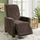 Sessel- & Sofaüberwürfe - Kuschelweiche Wohnaccessoires mit Bandeinfassung – Farbe BRAUN – Ansicht 2 Sessel- & Sofaüberwürfe - Kuschelweiche Wohnaccessoires mit Bandeinfassung, in Größe 101 (Sesselschoner, 45x150 cm) bis 865 (2x Armlehnenschoner, 45x 70 cm), in Farbe BEIGE – Farbe BRAUN – Ansicht 2