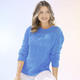 Langarm - Pullover in Mustermix, in Größe L(44/46) bis XS(32/34), in Farbe JEANSBLAU