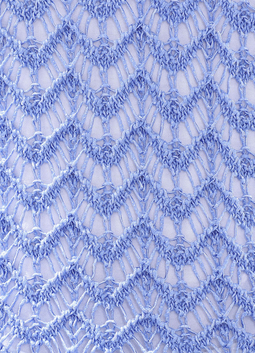 Pullover & Strickmode - Pullover aus hochwertigem Glanzeffektgarn Ansicht 3 Pullover & Strickmode - Pullover aus hochwertigem Glanzeffektgarn, in Größe L(44/46) bis XS(32/34), in Farbe HELLBLAU MELIERT Ansicht 3