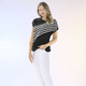 Hosen mit Knopf- und Reißverschluss - Caprihose in 4-Pocket-Form – Farbe WEISS – Ansicht 5 Hosen mit Knopf- und Reißverschluss - Caprihose in 4-Pocket-Form, in Größe 018 bis 052, in Farbe HELLBLAU – Farbe WEISS – Ansicht 5