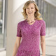 Damen - Pulli aus Melangegarn – Farbe FUCHSIA MELIERT Damen - Pulli aus Melangegarn, in Größe 036 bis 052, in Farbe FUCHSIA MELIERT
