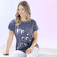Shirts - Shirt mit individueller Färbetechnik – Farbe JEANSBLAU – Ansicht 1 Shirts - Shirt mit individueller Färbetechnik, in Größe S (36/38) bis XL (48/50), in Farbe JEANSBLAU – Farbe JEANSBLAU – Ansicht 1