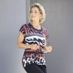 Shirts - Shirt mit Kontrast-Schriftzug – Farbe SCHWARZ-KORALLE-WEISS – Ansicht 3 Shirts - Shirt mit Kontrast-Schriftzug, in Größe 036 bis 052, in Farbe SCHWARZ-KORALLE-WEISS – Farbe SCHWARZ-KORALLE-WEISS – Ansicht 3