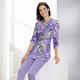 Tuniken - Shirt-Tunika mit farbbrillantem Druck – Farbe LILA-FLIEDER-BUNT – Ansicht 3 Tuniken - Shirt-Tunika mit farbbrillantem Druck, in Größe 036 bis 054, in Farbe LILA-FLIEDER-BUNT – Farbe LILA-FLIEDER-BUNT – Ansicht 3