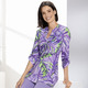 Tuniken - Shirt-Tunika mit farbbrillantem Druck – Farbe LILA-FLIEDER-BUNT – Ansicht 2 Tuniken - Shirt-Tunika mit farbbrillantem Druck, in Größe 036 bis 054, in Farbe LILA-FLIEDER-BUNT – Farbe LILA-FLIEDER-BUNT – Ansicht 2